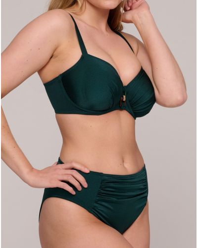 Braga de baño de cintura alta Prima Donna Swim Mangalore (Jewel Green)
