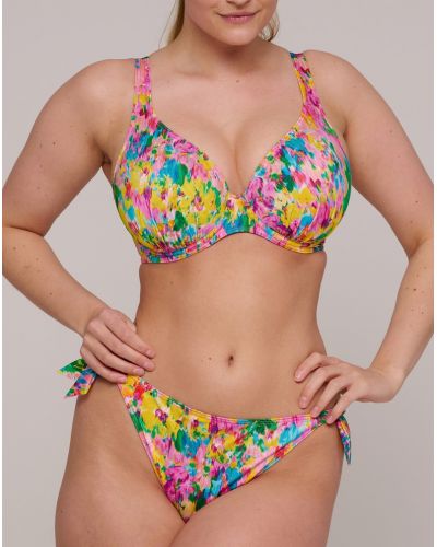 Padded plunge swim bra Prima Donna Swim Ubud (Sun Glow)