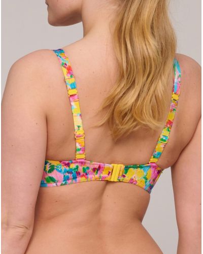 Padded plunge swim bra Prima Donna Swim Ubud (Sun Glow)