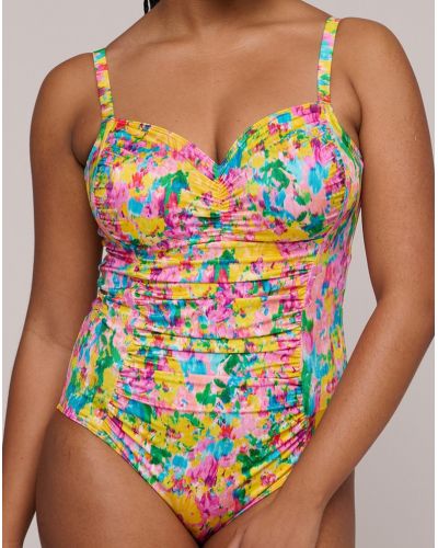 Bañador de una pieza con aros Prima Donna Swim Ubud (Sun Glow)