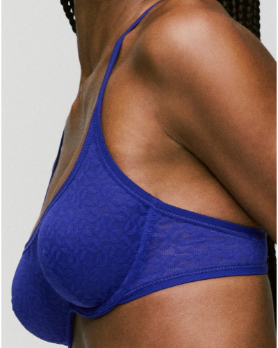 Underwired bandeau bra Empreinte Asin (Crazy Blue)