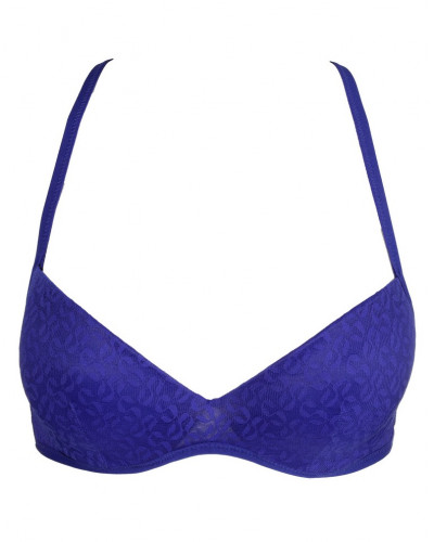 Padded plunge bra Sarda Asin (Crazy Blue)