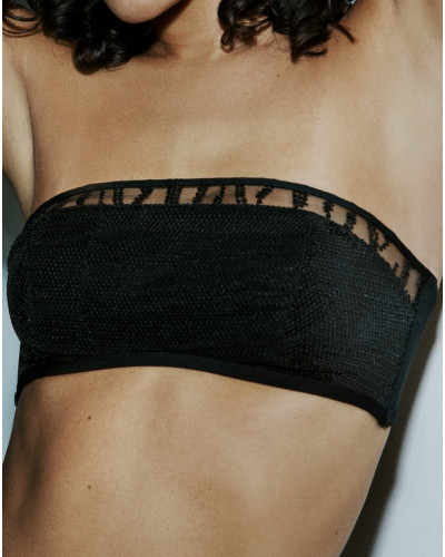 Strapless bra Sarda Milhon (Black)