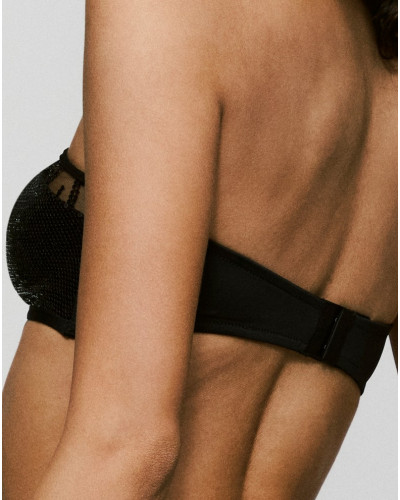 Strapless bra Sarda Milhon (Black)
