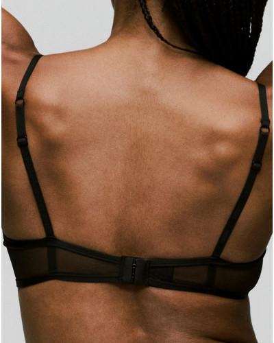 Soutien-gorge plunge Sarda Milhon (Noir)