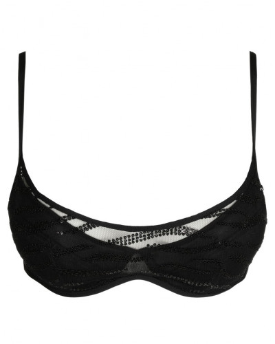 Soutien-gorge push-up Sarda Milhon (Noir)