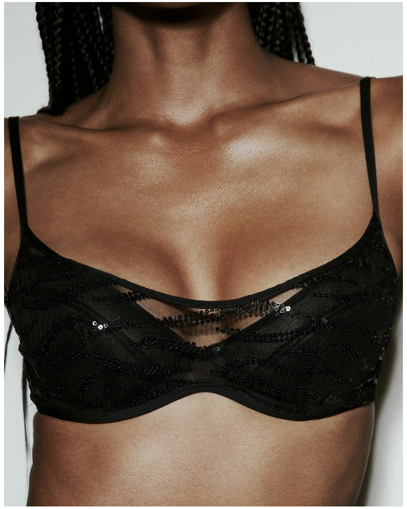 Push-up bra Sarda Milhon (Black)