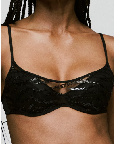Push-up bra Sarda Milhon (Black)