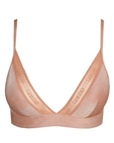 Hull bralette wireless Sarda Carreras (Warm Tan)