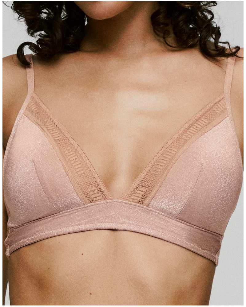 Hull bralette wireless Sarda Carreras (Warm Tan)