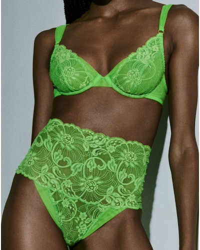Bragas de cintura alta Sarda Shavonne (Bright Green)