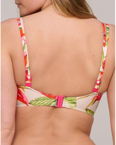 Padded balcony swim bra Prima Donna Swim Tanzania (Calm Tropics)