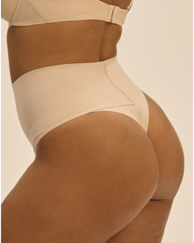String taille haute gainant Simone Pérèle Story (Peau Rosée)
