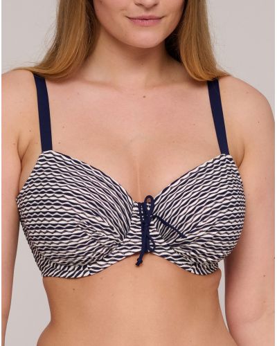 Underwired swim bra Prima Donna Swim Kalba (Water Blue)