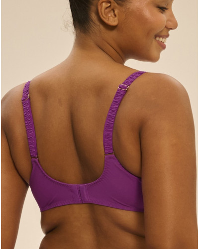 Soutien-gorge emboîtant plunge Simone Pérèle Oisive (Violet Divine)