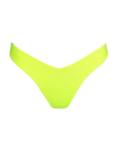 Bikini brasileño reversible Sarda Denes (Neon Gold)