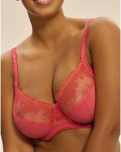 Underwired bra Simone Pérèle Allure (Rouge Coralia)