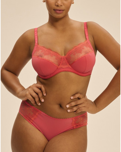 Soutien-gorge emboîtant Simone Pérèle Allure (Rouge Coralia)