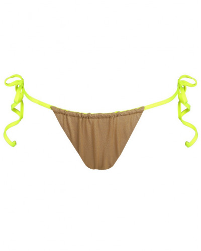 Special reversible swim bikini Sarda Denes (Neon Gold)