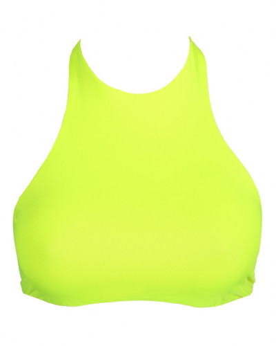 Reversible bikini top Sarda Denes (Neon Gold)