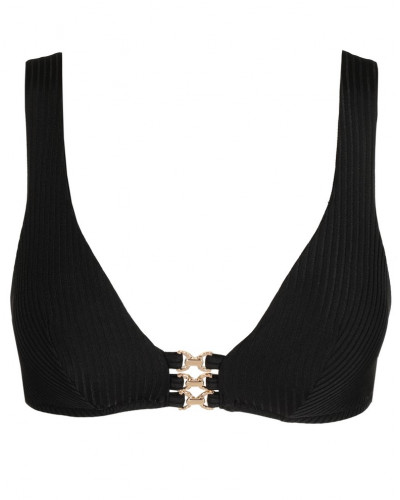 Sujetador de baño triángulo preformado Marie Jo Bain Emly (Negro)