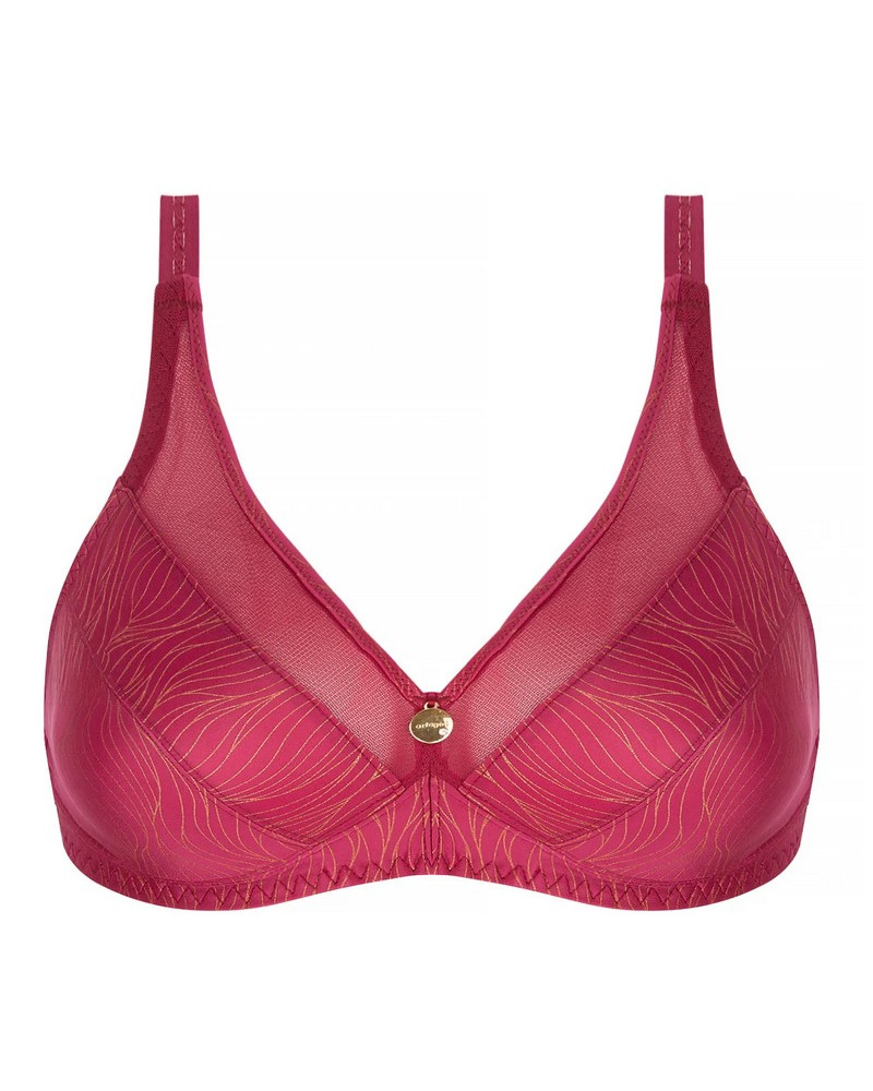 Sujetador sin aros bienestar Antigel Ballerine des Ondes (Or Cerise)
