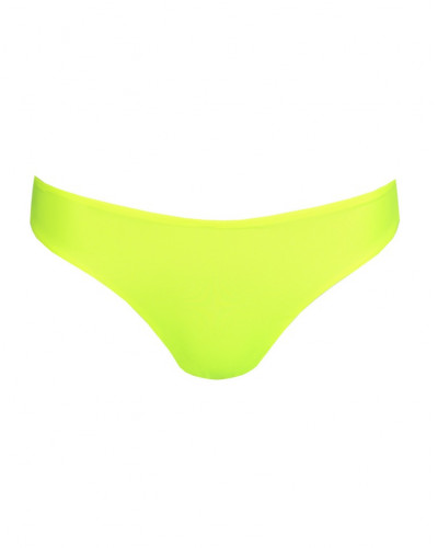 Slip brésilien de bain réversible Sarda Denes (Neon Gold)