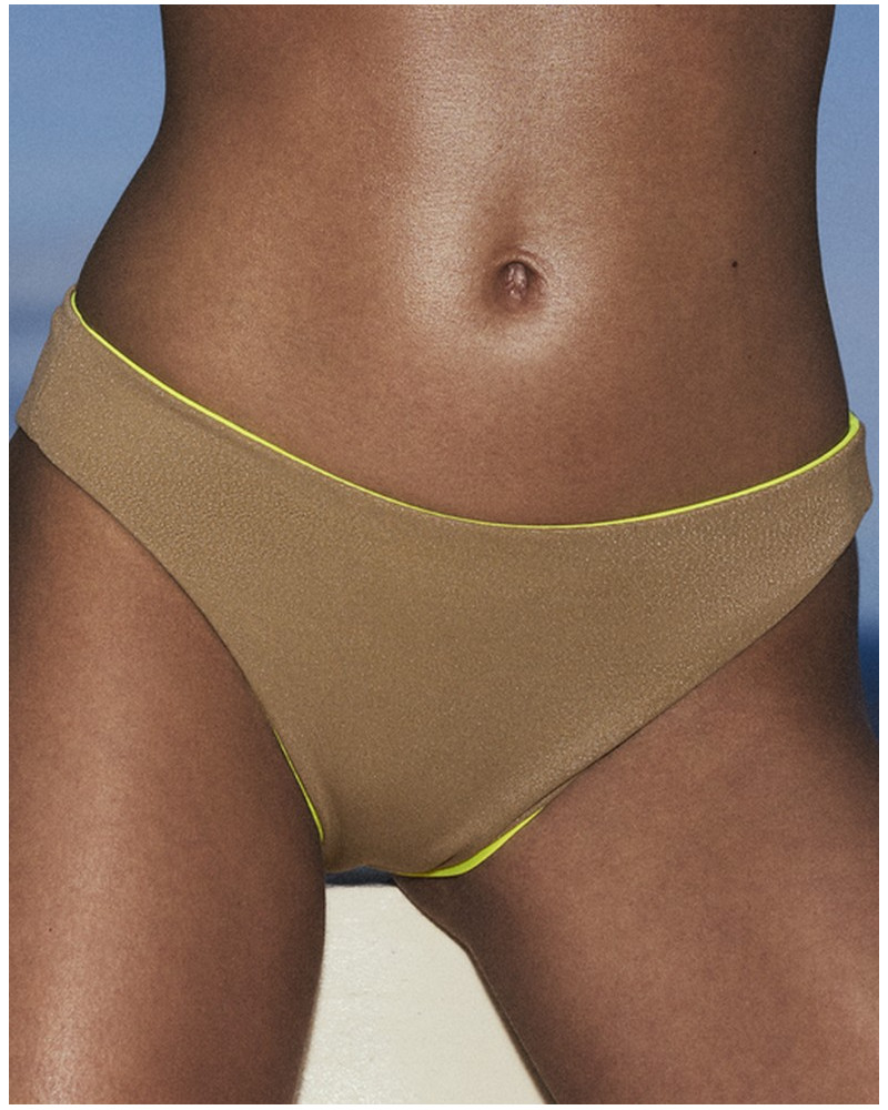 Braga brasileña reversible Sarda Denes (Neon Gold)