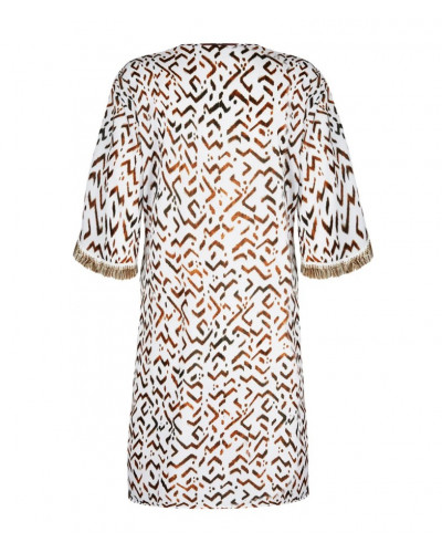 Beach tunic Antigel La Chamane (Ethno Blanc)