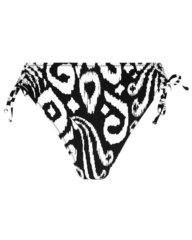 Slip de baño deslizante Antigel La Balinaise (Ikat Noir Blanc)