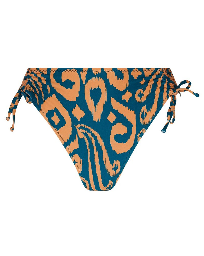Sliding swim brief Antigel La Balinaise (Ikat Vert Orange)