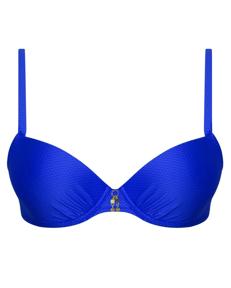 Padded bath bra Antigel La Vogueuse (Bleu Tonic)