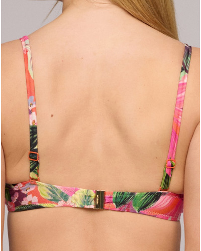 Padded strapless bath bra Marie Jo Bain Norma Jeanne (Tropical Sun)