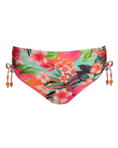 Culotte de bain taille haute à ficelles Marie Jo Bain Norma Jeanne (Tropical Sun)