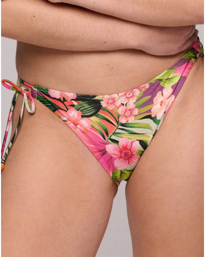 Bath brief with ropes Marie Jo Bain Norma Jeanne (Tropical Sun)