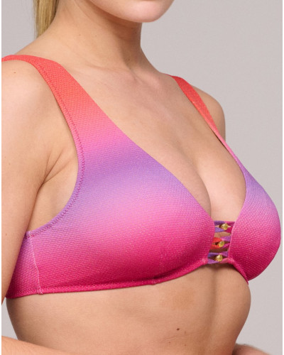 Soutien-gorge de bain triangle à coque brillant Marie Jo Bain Nusa Dua (Spectral)