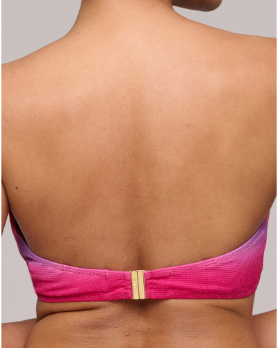 Shiny padded strapless bath bra Marie Jo Bain Nusa Dua (Spectral)