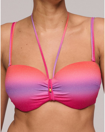 Soutien-gorge de bain brillant bandeau Marie Jo Bain Nusa Dua (Spectral)