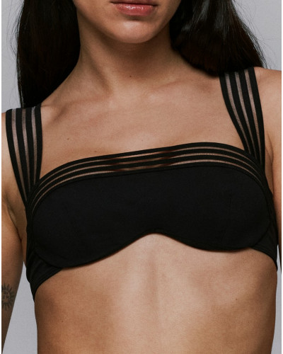 Swim bralette Sarda Miss (Black)