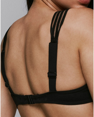 Brassière bandeau de bain Sarda Miss (Noir)