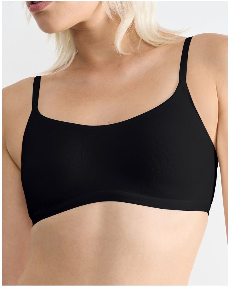 Top bra (cotton bio) Sloggi Go Daily Cotton (Black)