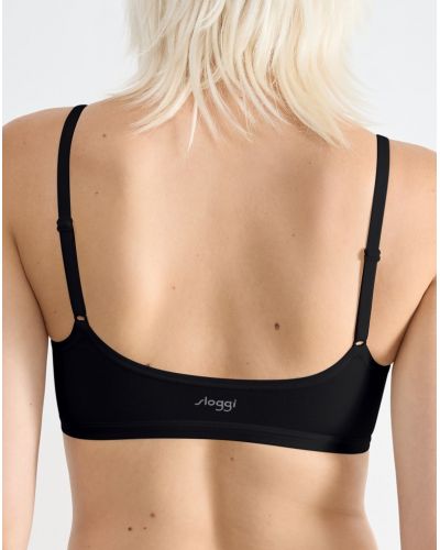 Top bra (cotton bio) Sloggi Go Daily Cotton (Black)