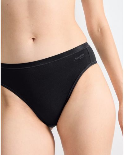 Lot de 3 slips tai (coton bio) Sloggi Go Daily Cotton (Noir)