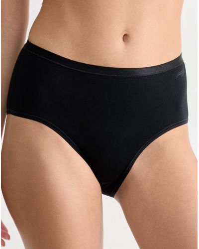 Lot de 3 slips midi (coton bio) Sloggi GO Daily Cotton (Noir)