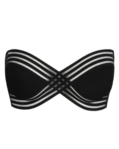 Sujetador sin tirantes de baño Sarda Miss (Negro)