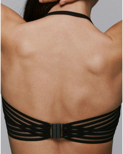 Soutien-gorge bandeau de bain Sarda Miss (Noir)