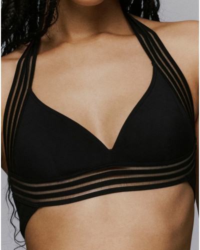 Sujetador triángulo de baño Sarda Miss (Negro)