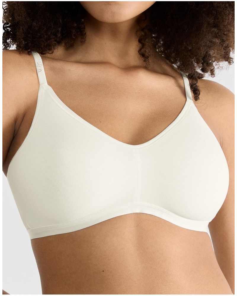 Brassière (Coton bio) Sloggi Go Daily Cotton (Silk White)