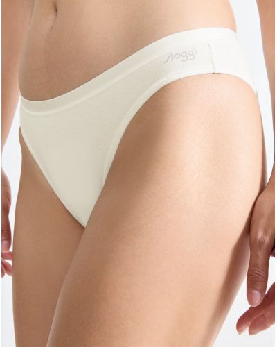 Pack of 3 Mini Briefs (cotton bio) GO Daily Cotton Sloggi (Silk white)