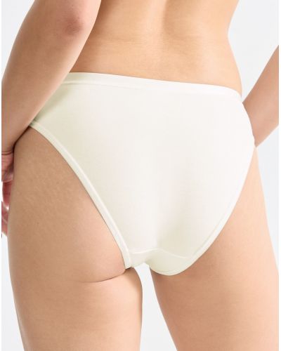 Paquete de 3 calzoncillo Mini (algodòn bio) GO Daily Cotton Sloggi (Silk white)